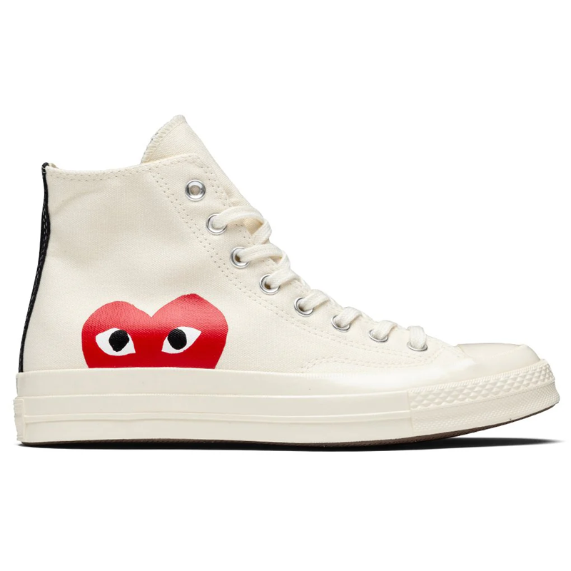 Converse X Comme des Garçons - Blanche (Coeur Rouge)