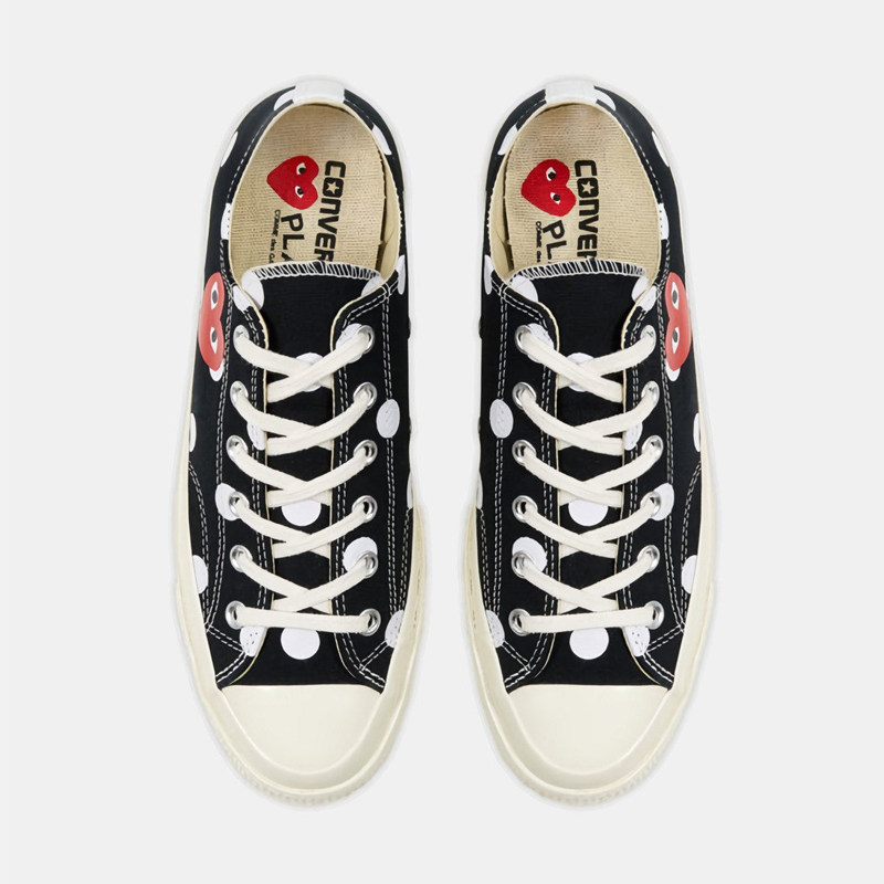 Converse X Comme des Garçons - Noire Basse (pointillé)