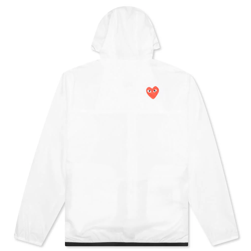 Kway X CDG : Kway Blanc