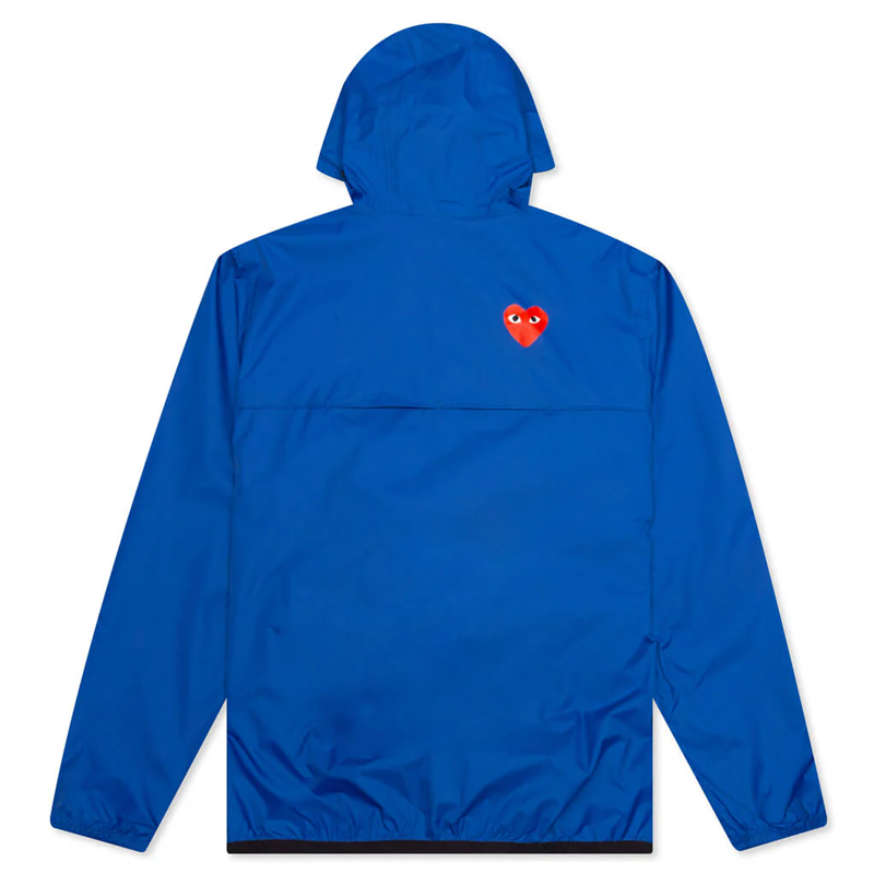 Kway X CDG : Kway Bleu (demi fermeture)