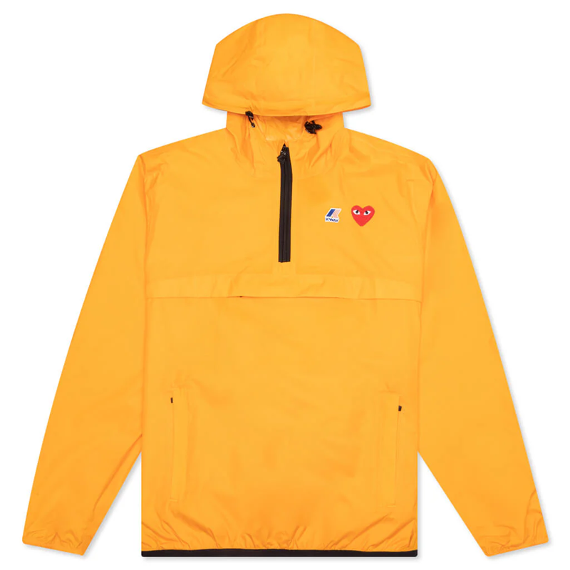 Kway X CDG : Kway Jaune (demi fermeture)