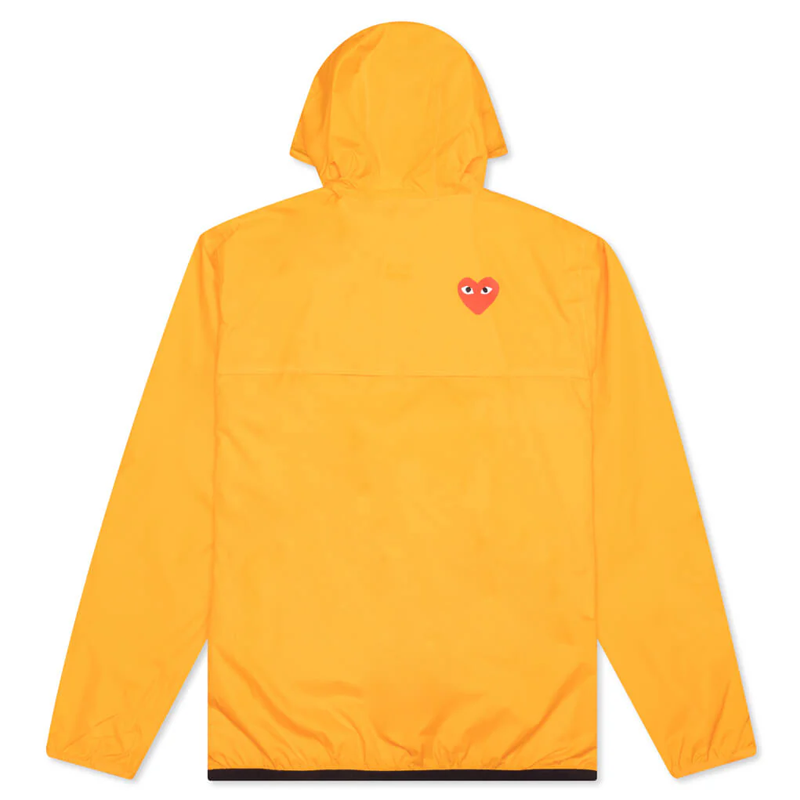 Kway X CDG : Kway Jaune (demi fermeture)