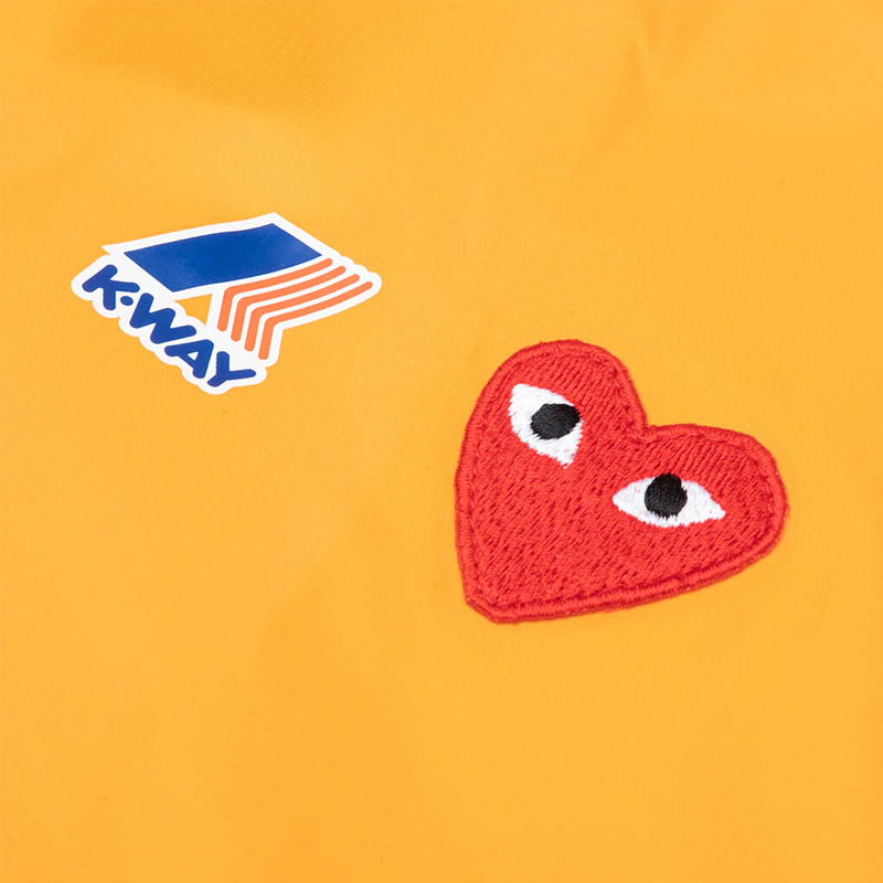 Kway X CDG : Kway Jaune (demi fermeture)