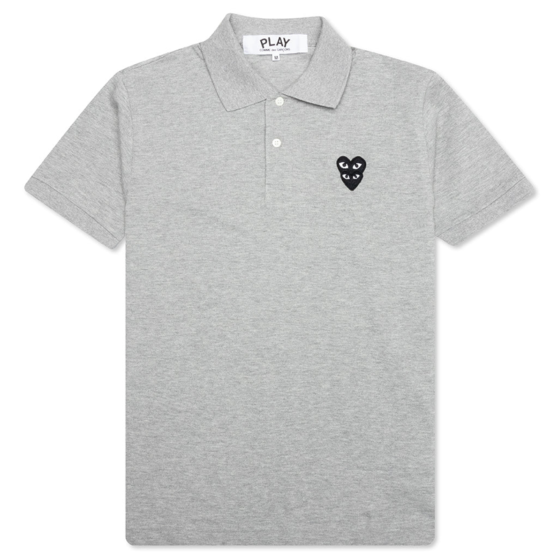 Polo Gris CDG (Double coeur)