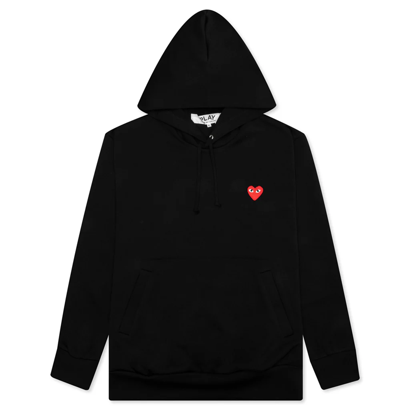 Pull CDG Noir à Capuche